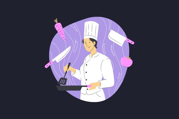 a chef illustration