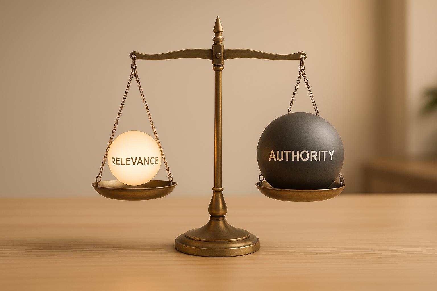 Domain Authority vs Relevance in Link Value