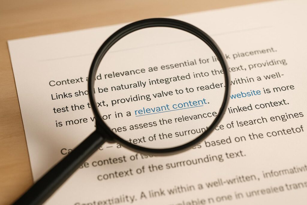 How Context Impacts Link Placement Value