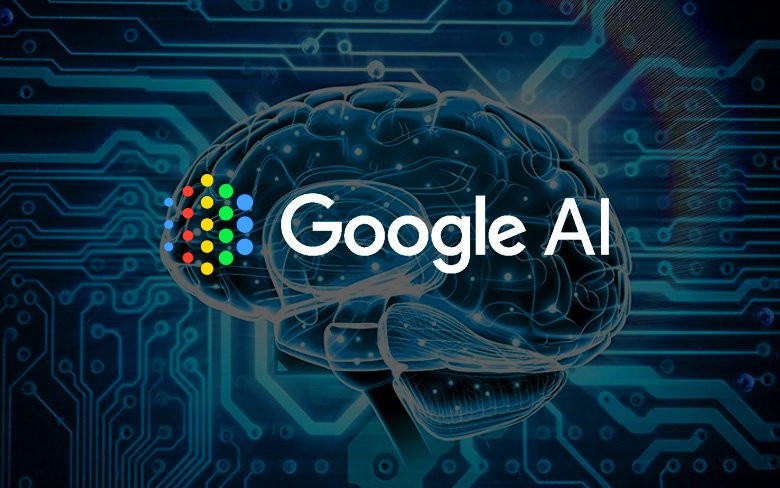google AI dark logo