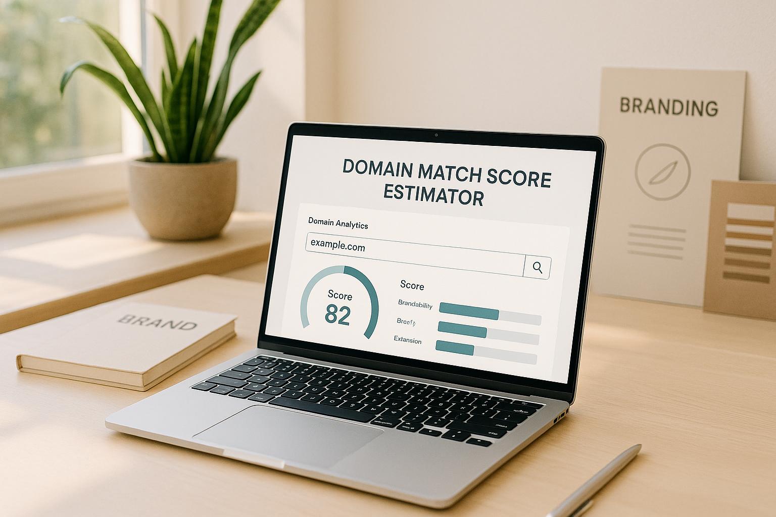 Domain Match Score Estimator for Branding